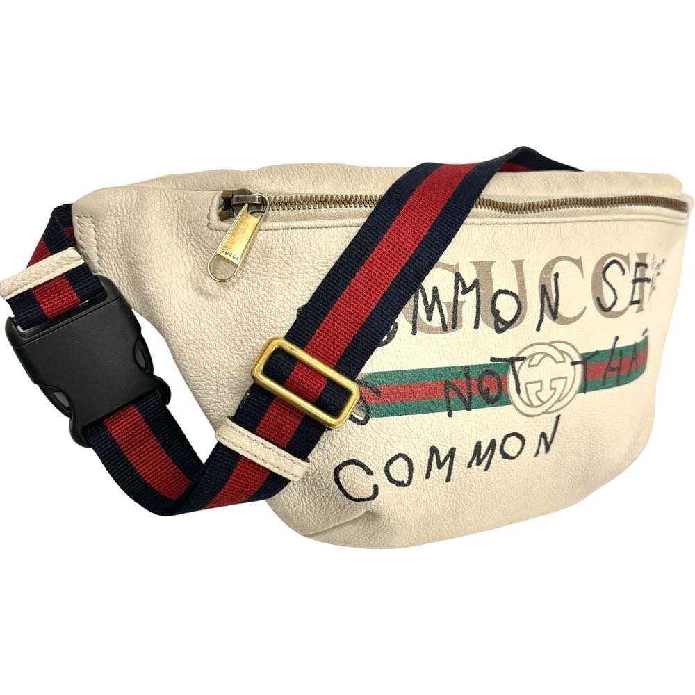 Gucci Body Bum Crossbody Belt Bag Coco Capitan Belt Cream Waist Clutch Web Line